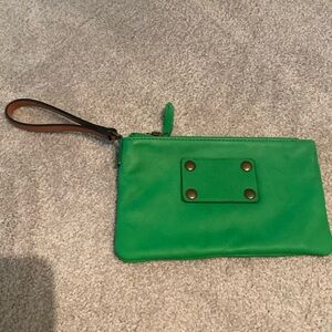 Ann Taylor green clutch purse or wristlet. Used once.